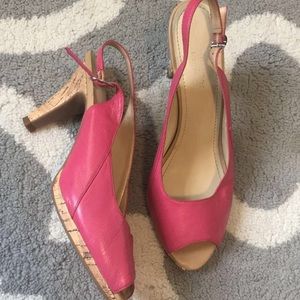 Naturalizer peep toe sandals size 9